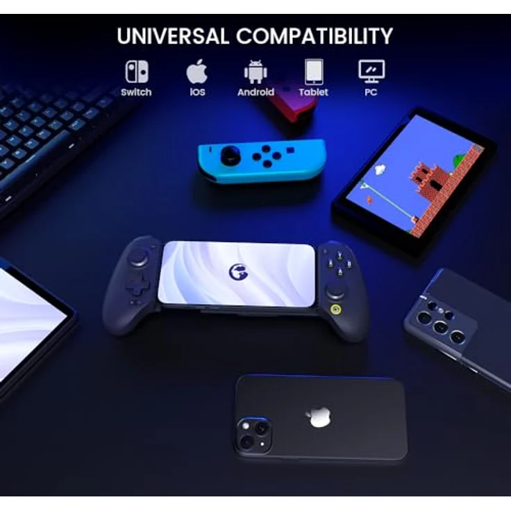 GameSir G8 Plus Bluetooth Mobile Game Controller, Wireless Gamepad mit Hall-Effekt Joysticks/Hall Trigger, für Switch & iOS & Android & Tablets, Spiele Minecraft, Genshin Impact, Call of Duty Mobile – Bild 2