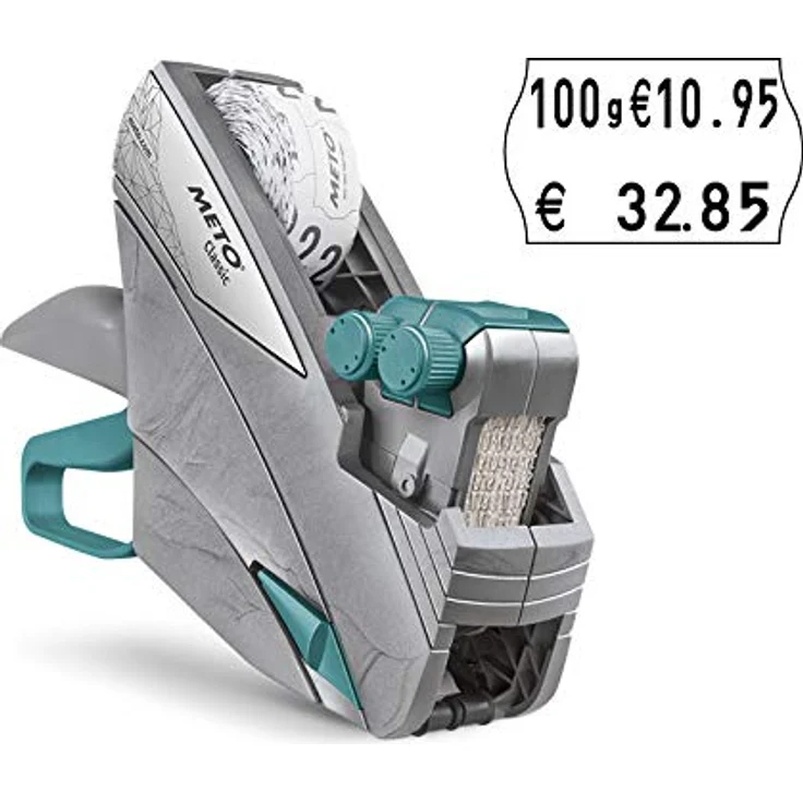 METO Classic M 1626, Preisauszeichner und Beschriftungsgerät, Silber – Bild 3
