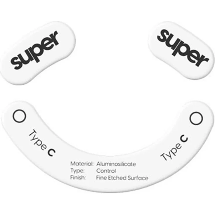 Pulsar Superglide Type-C für Razer DeathAdder v3 Pro, Mouse Glide Set mit langlebigen Aluminiumsilikatglas-Füßen, schwarz – Bild 6