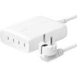Belkin BoostCharge Pro 4-Port-USB-C-GaN-Ladegerät, 200-W-Schnellladegerät mit USB-C PD 3.1 und 1,5-m-Netzkabel für MacBook Pro, iPhone 15-Serie, iPad-Pro, Galaxy S24, Google Pixel und andere Geräte