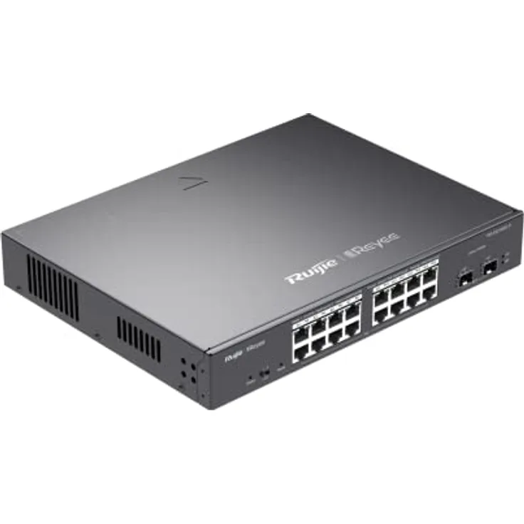 RUIJIE Reyee 18-Port Gigabit verwalteter PoE Switch, Qualität/Haltbarkeit, Langlebigkeit, Robustheit