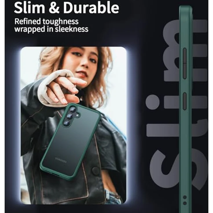 U Ultimate24Style Premium Hülle für Samsung Galaxy S25 – Stoßfest mit 360° Airbag-Technologie, kratzfest und griffig in Grün – Bild 5