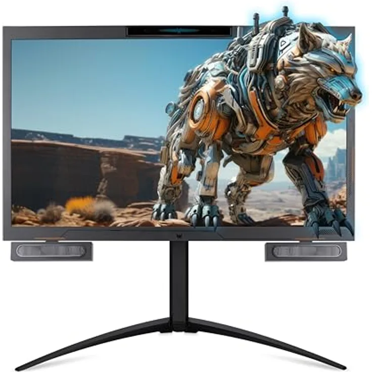 Acer SpatialLabs PSV27-2 Gaming Monitor 27 Zoll 4K (UHD), AHVA, 160Hz, 5ms(GTG), DP 1.4, HDMI 2.1, USB3.2 Type-C, USB HUB, höhenverstellbar, AMD FreeSync Premium