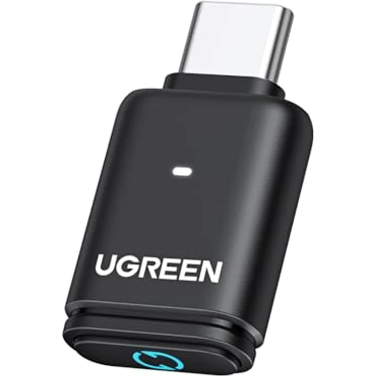 UGREEN USB C aptX 5.3 Bluetooth USB Audio Dongle für PS5/PS5 Pro/Switch, Bluetooth Adapter für PC/Laptop, Plug & Play (nur Audio) – Bild 1