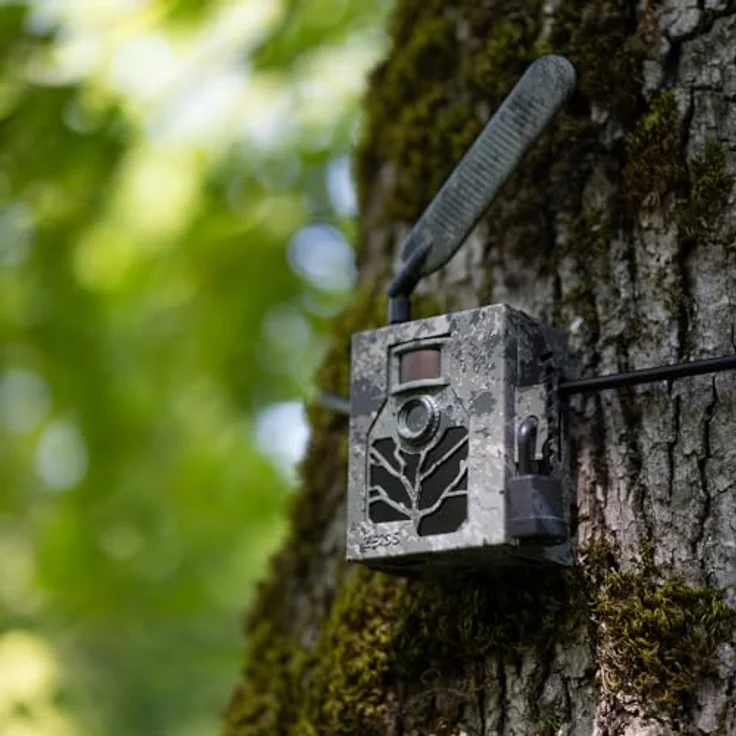 Zeiss Secacam 5 Metallgehäuse - Schutzgehäuse Wildkamera mit Bewegungsmelder Fotofalle Tierkamera Schutzbox Camouflage Nachtsichtgeräte Jagdkamera Gehäuse Schutz gegen Diebstahl – Bild 5