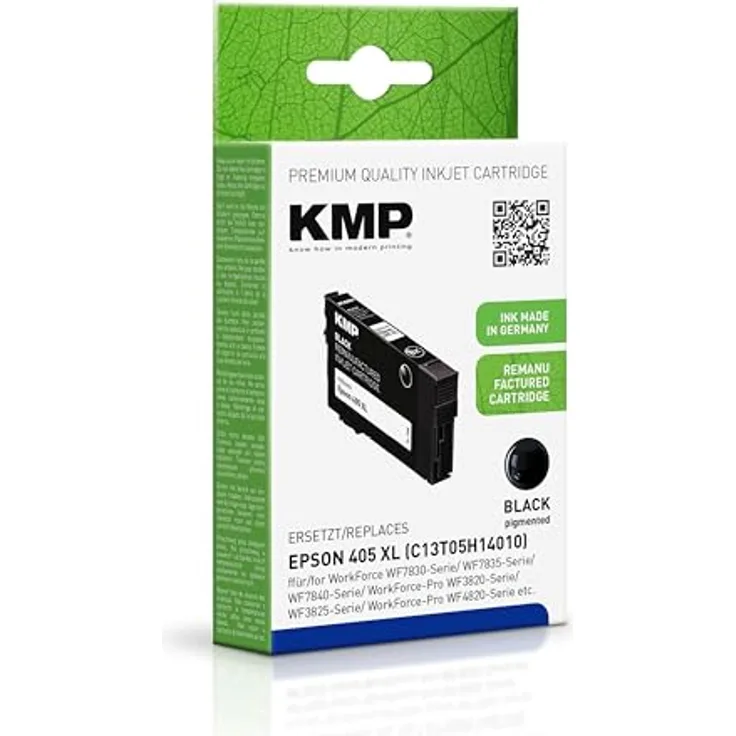 KMP KMP Tinte ers. Epson 405XL BK, Tintenpatrone für Drucker, schwarz