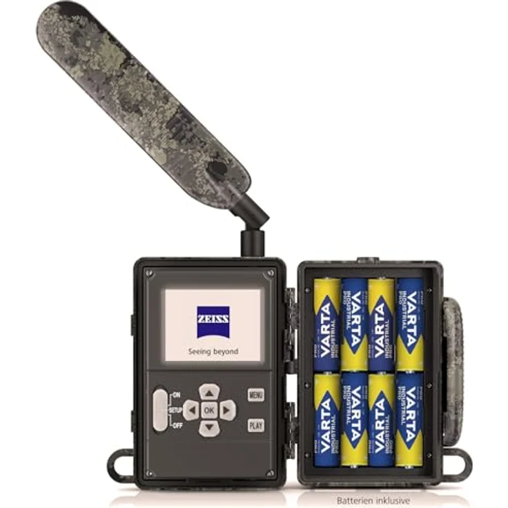 ZEISS Überwachungskamera Secacam 5 100° Weitwinkel, wetterfestes Gehäuse, schwarz – Bild 3