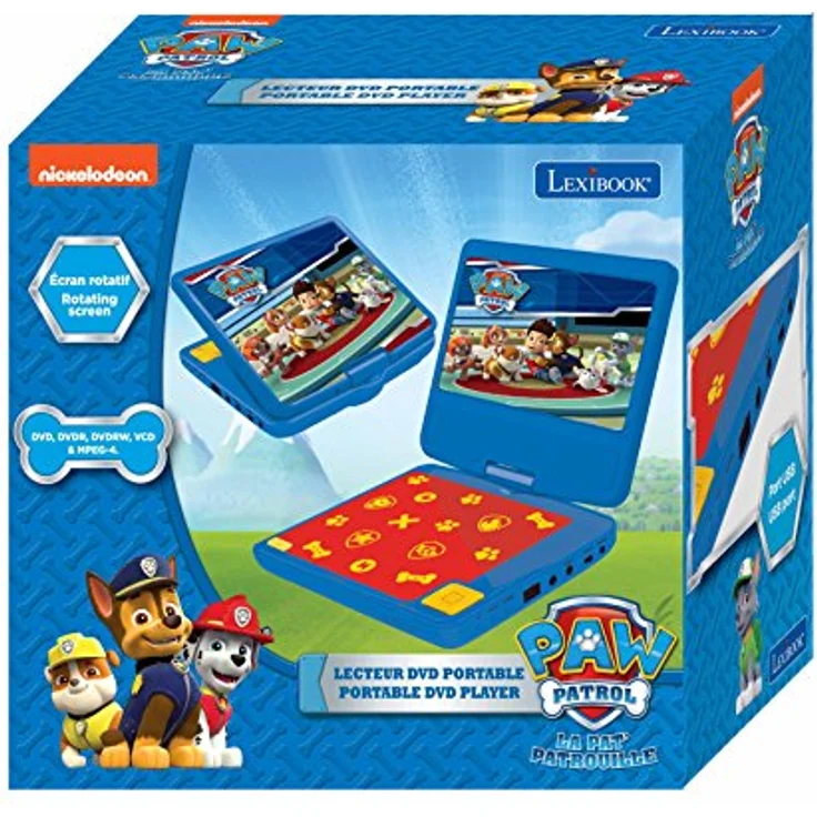 Lexibook DVDP6PA DC Sammelfiguren DVD Player Paw Patrol USB – Bild 3