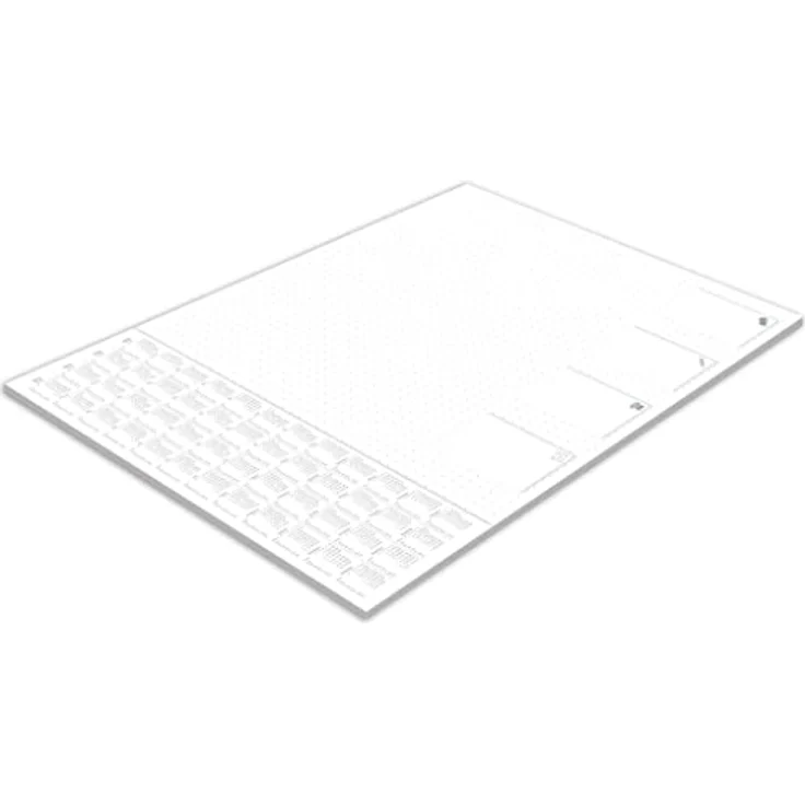 RNK Schreibunterlage 46647, dotted, weiß, Papier, gepunktet, 30 Blatt mit Kalender 60 x 42cm – Bild 3