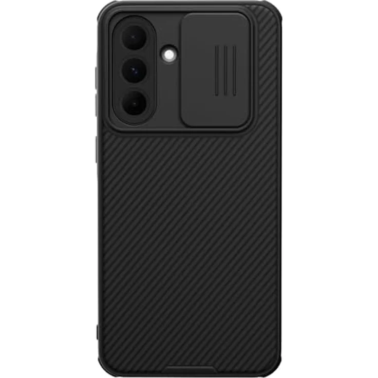 Nillkin CamShield Pro Series Schutzhülle für Samsung Galaxy A56 5G, Schwarz – Robuste Handyhülle mit Kameraabdeckung und Anti-Fingerabdruck-Oberfläche – Bild 1