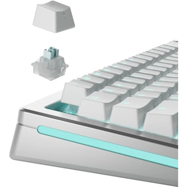 Glorious Lynx HE Silent Switches, Hall-Effekt, linear, MX-Stem, 40g - lubed, 36 Stück - Transparent – Bild 2