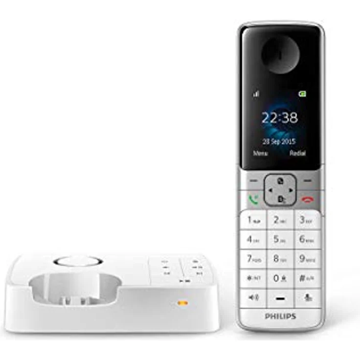Philips D6351W-38 DECT Schnurlostelefon mit Anrufbeantworter – Bild 6