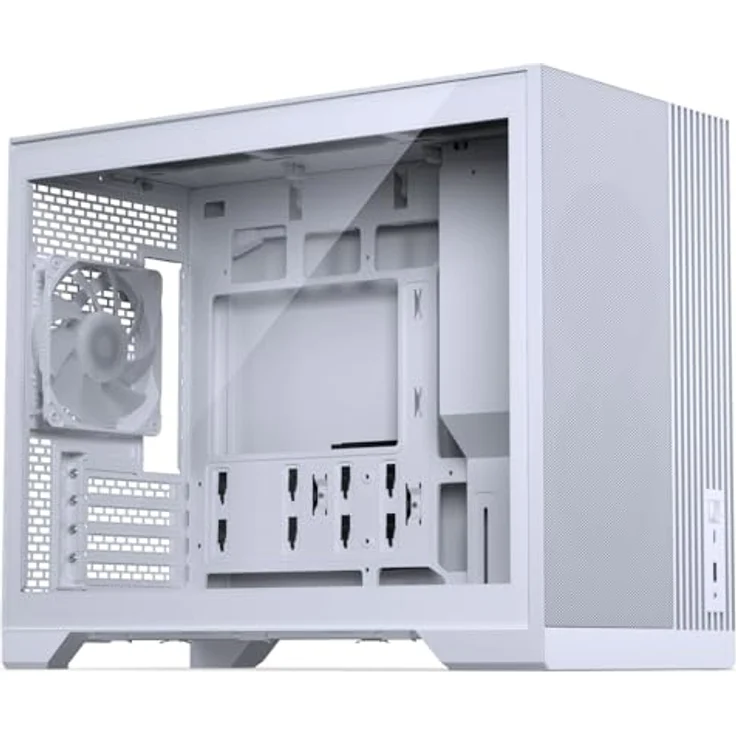 Phanteks XT M3 RGB Mini-Tower PC-Gehäuse Weiss, unterstützt mATX und Mini-ITX Mainboards, bis zu 9 Lüfter, Sichtfenster – Bild 2