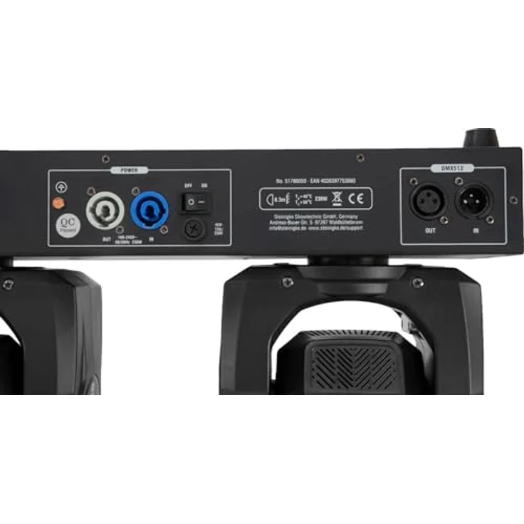 Eurolite LED TMH Bar B240 MH Beam, LED-Lichtanlage mit 4x 60 W Moving-Heads, 540° PAN, 180° TILT, DMX und Sound-to-Light Steuerung – Bild 6