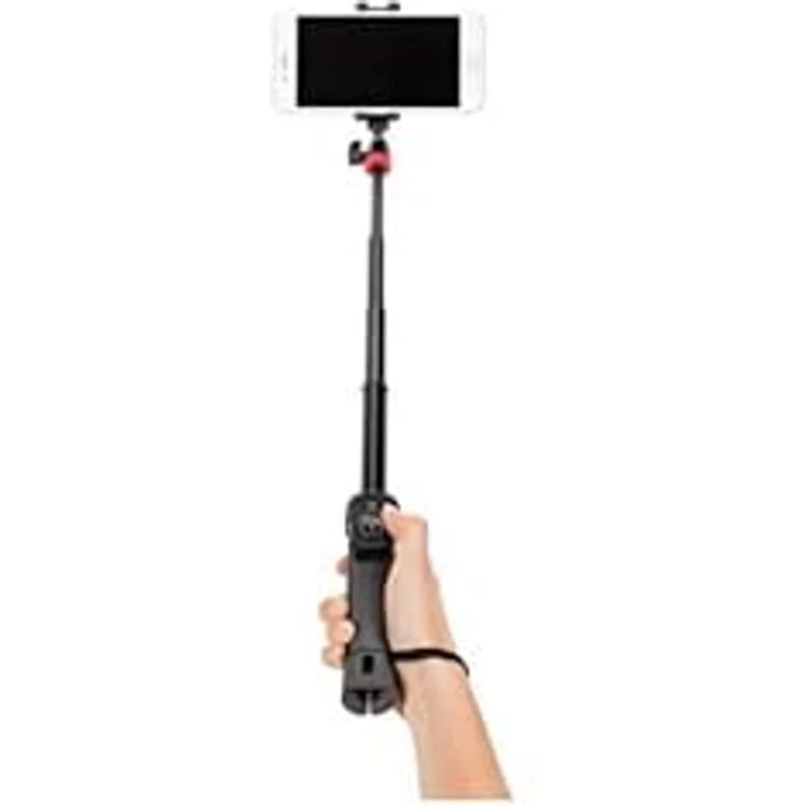 JOBY JB01550-BWW TelePod Mobile Stativ (geeignet ür Smartphone und Kamera inkl. Bluetooth Auslöser, Einbeinstativ -Selfie-Stick - Vlogging, Stativ mit Kugelkopf) – Bild 6