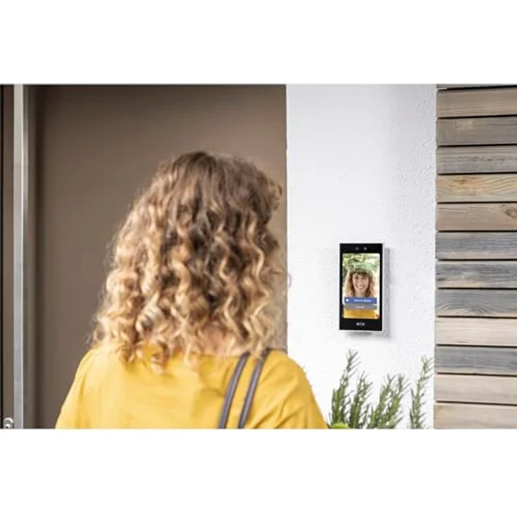 ABUS FaceXess Türsprechanlage - Video Türklingel mit Dual-Kamera, LCD-Touchscreen 1280x1080 Pixel, schwarz/Silber, wetterfest IP65, Gesichtserkennung, schlüsselloser Zutritt – Bild 4