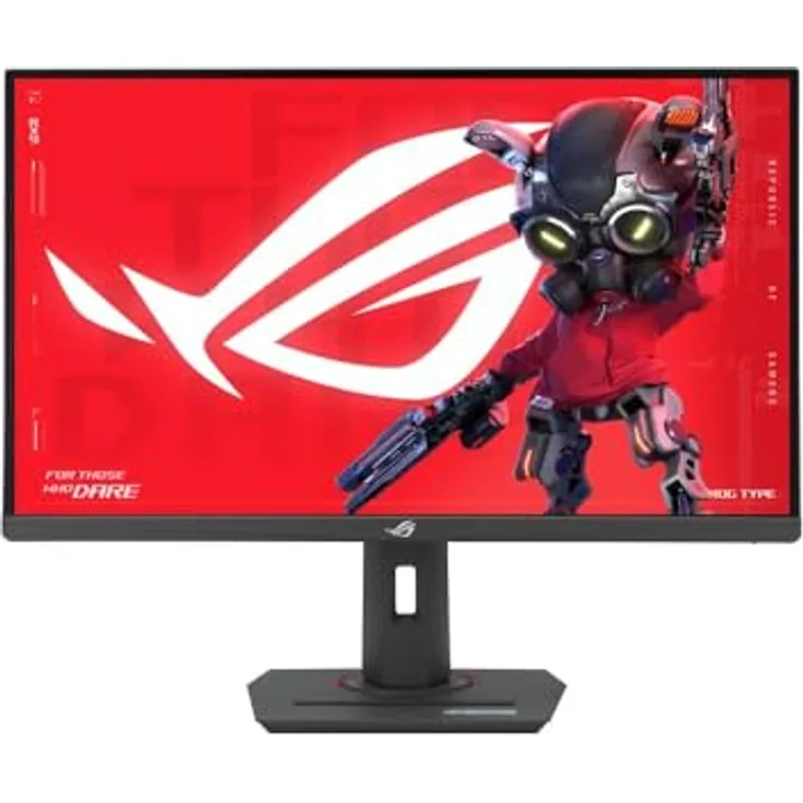 ASUS ROG Strix XG27UCS - 27 Zoll 4K UHD Gaming Monitor - 160 Hz, 1ms GtG, G-Sync, FreeSync, AdaptiveSync, ELMB-Sync, DisplayHDR 400 - Fast IPS, 16:9, 3840x2160, DisplayPort, HDMI, 15W USB-C, ergo - Schwarz