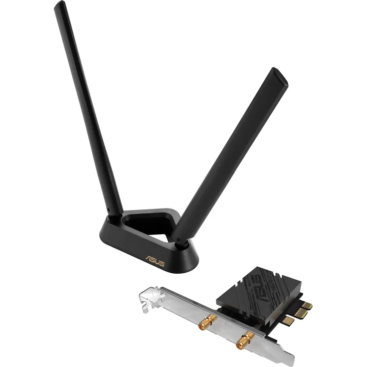 ASUS WLAN PCIe-Card Asus PCE-BE92BT (Mini PCI Express), Netzwerkkarte, Schwarz