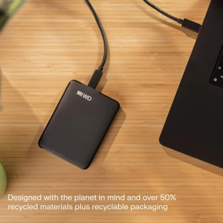 WD Elements Portable, Externe Festplatte mit 5TB Speicher und USB 3.2, schwarz – Bild 7