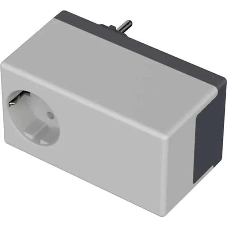 Bopla ELETEC SE 435 DE Steckergehäuse, 120x65x66 mm aus ABS und Polycarbonat in Hellgrau und Graphitgrau, 1 Stück