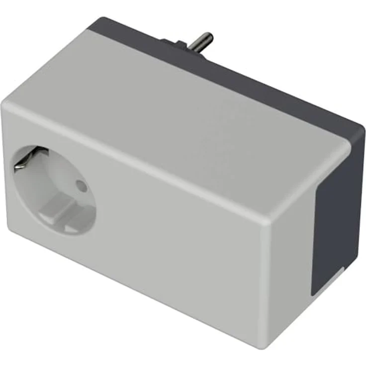 Bopla ELETEC SE 435 DE Steckergehäuse, 120x65x66 mm aus ABS und Polycarbonat in Hellgrau und Graphitgrau, 1 Stück – Bild 1