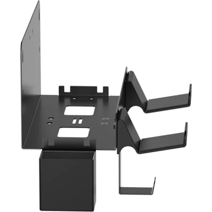 my wall Wandhalter für Media Player - HZ52L, für Spielekonsolen und Zubehör, Apple TV Box und Amazon Fire Box kompatibel, Wandhalterung für Magenta TV Receiver, Router Halterung, silber – Bild 3
