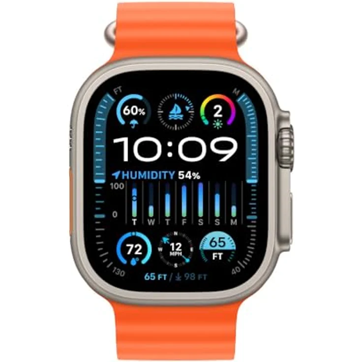 Apple Watch Band - Ocean Band Extension - 49 mm - Orange - One Size – Bild 3