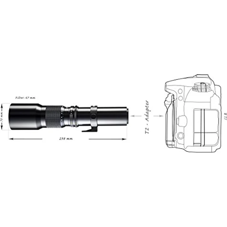 Walimex 500-8,0 DSLR Pentax K – Bild 6