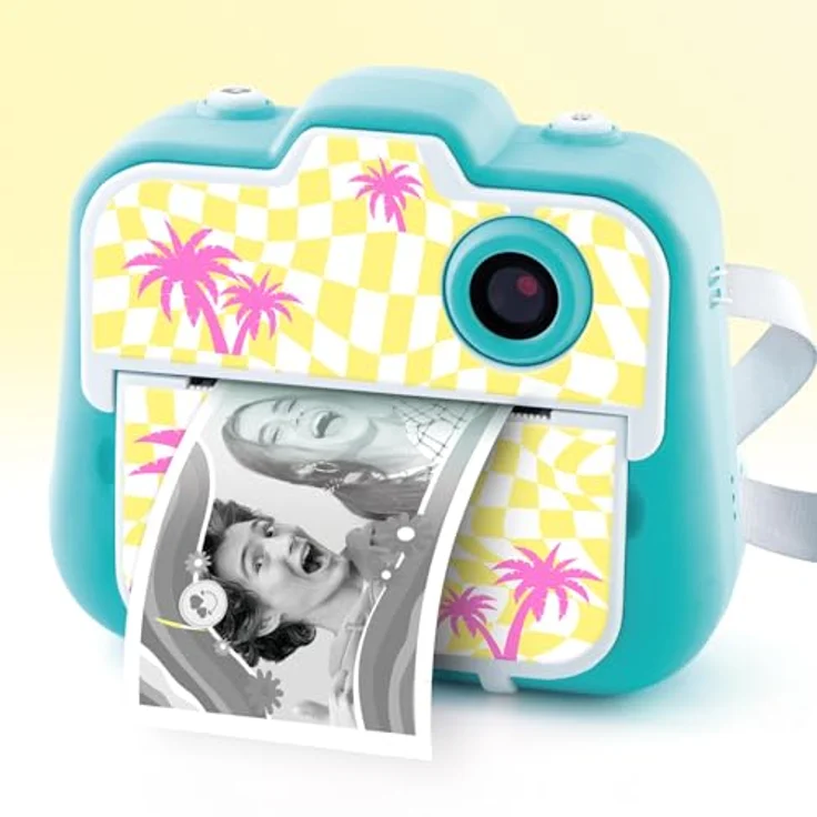 Canal Toys PHOTO CREATOR Instant Camera Summer Edition, Sofortbildkamera mit sofortiger Druckfunktion, benutzerfreundlichem Design für kreative Köpfe, bunt – Bild 6