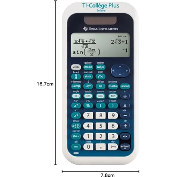 Texas Instruments TI College PLUS Solaire Taschenrechner – Bild 6