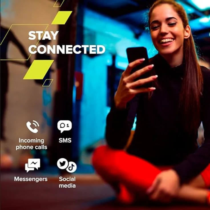 CANYON Smartwatch SW86 OTTO, Fitnessuhr mit 1.3" randlosem IPS-Display, Herzfrequenz- und SpO2-Messung, 25 Sportmodi, wasserdicht IP68, Gesundheitsmonitor für Damen & Herren – Bild 5