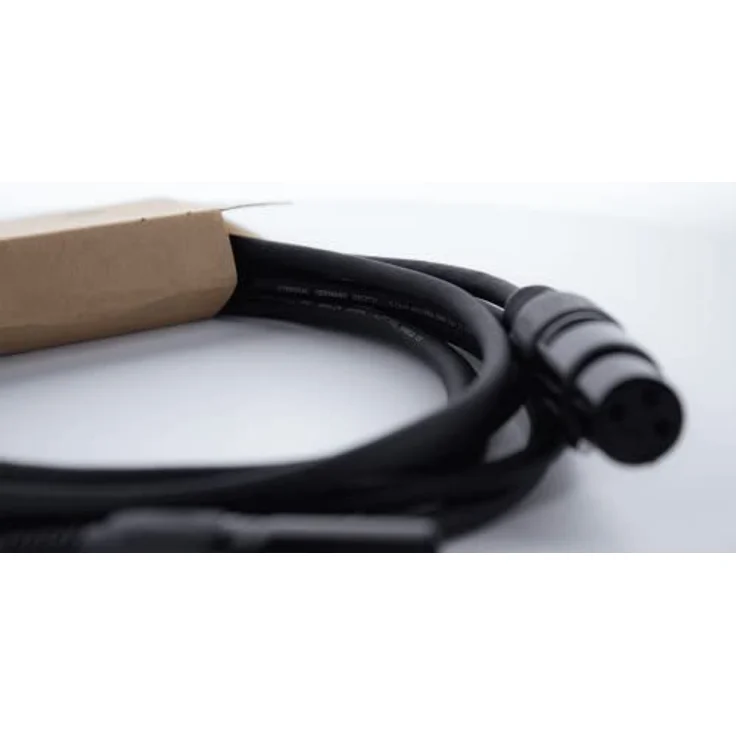 Cordial ED 10 FM, 10m XLR Verbindungskabel mit 3-poliger XLR-Buchse und -Stecker, Schwarz – Bild 5
