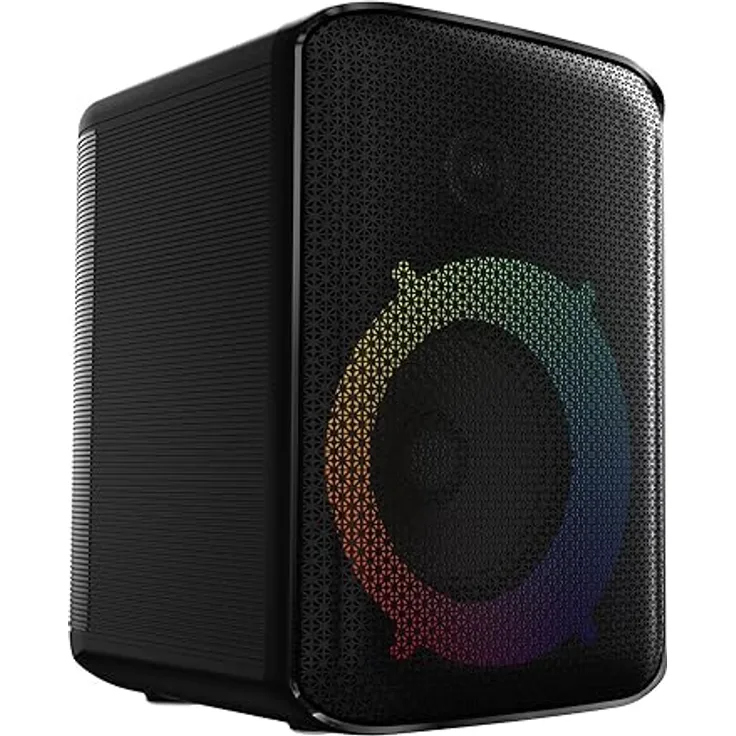 HiFuture Speaker EVENT Bluetooth (black), Bluetooth Lautsprecher mit 80W Leistung und RGB-Lichteffekten