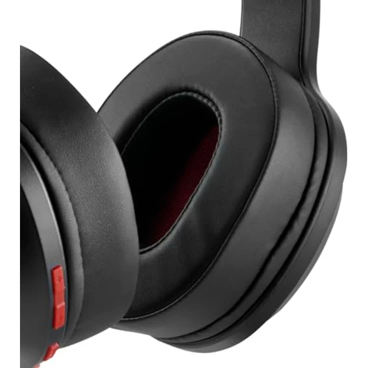 Hama Spirit Calypso III, Bluetooth Over-Ear-Kopfhörer mit 60 Stunden Akkulaufzeit, rot/schwarz – Bild 5