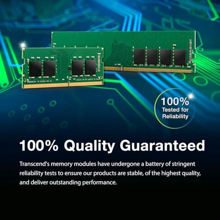 Transcend JM3200HLE-16G Arbeitsspeicher 16 GB DDR4 3200 MHz Arbeitsspeicher Modul (16 GB, DDR4, 3200 MHz, U-DIMM) - Preisvergleich – Bild 5