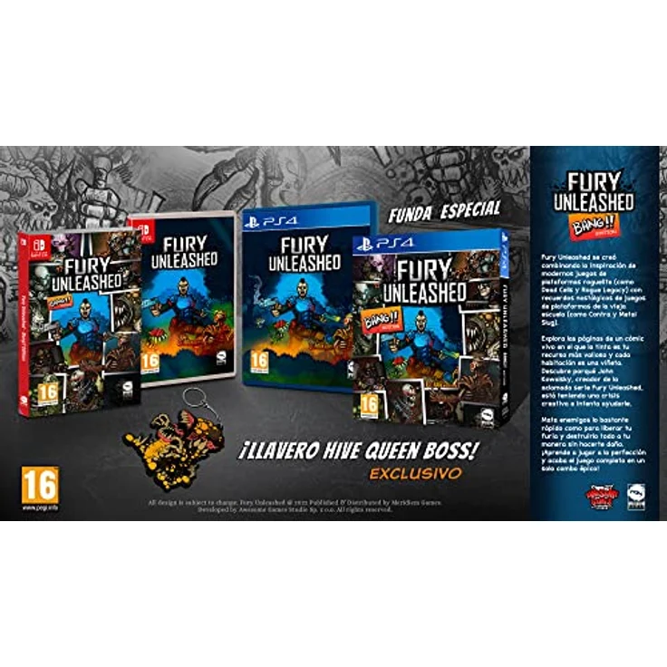 MDM MERIDIEM GAMES Fury Unleashed Bang Edition, PS4-Games – Bild 2