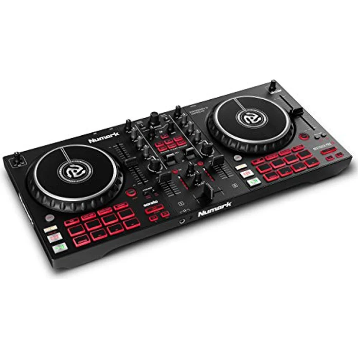 Numark Mixtrack Pro FX ? 2 Deck DJ-Controller für Serato DJ mit DJ-Mixer, integriertem Audio Interface, Touch-kapazitiven Jogwheels und Effekt-Paddel – Bild 2