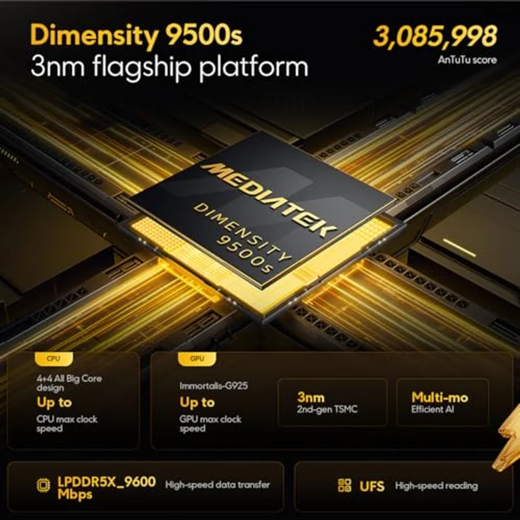 XIAOMI Poco X8 Pro Max, Smartphone mit 12 GB RAM, 256 GB Speicher, Schwarz (Ohne Netzteil) – Bild 3