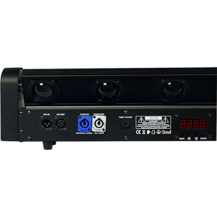 Algam Lighting Motorisierte RGBW-Bar MB 810, 8 x 10W LEDs mit 265° Tilt, DMX-gesteuert und 22 internen Programmen – Bild 2