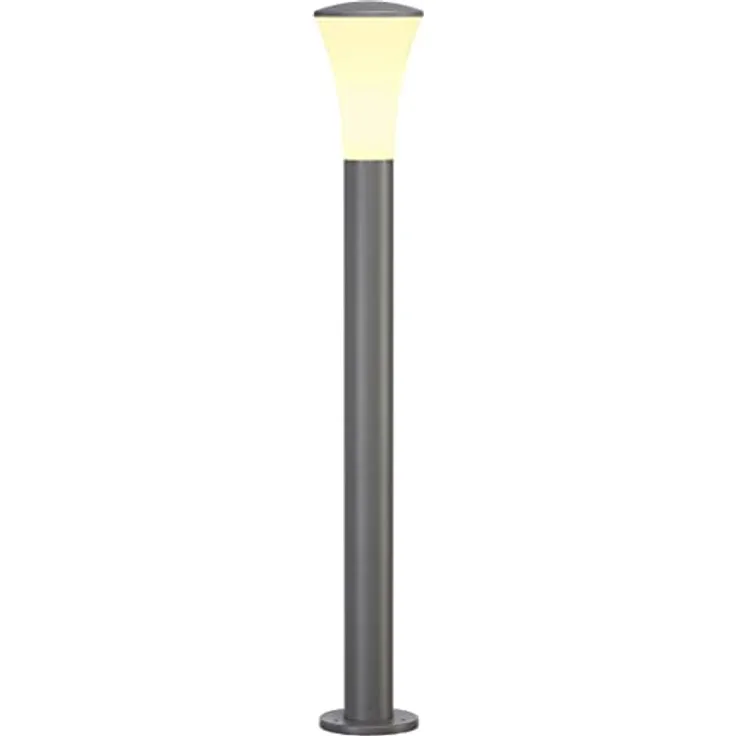 SLV LED Außenleuchte ALPA CONE | Design Außen-Standleuchte, stilvolle Außenbeleuchtung | Outdoor LED WegLeuchte, Pollerleuchte, Weg-Beleuchtung, Garten-Lampe, Gartenbeleuchtung | E27, max 24W