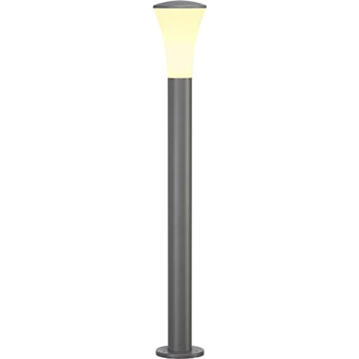 SLV LED Außenleuchte ALPA CONE | Design Außen-Standleuchte, stilvolle Außenbeleuchtung | Outdoor LED WegLeuchte, Pollerleuchte, Weg-Beleuchtung, Garten-Lampe, Gartenbeleuchtung | E27, max 24W – Bild 1