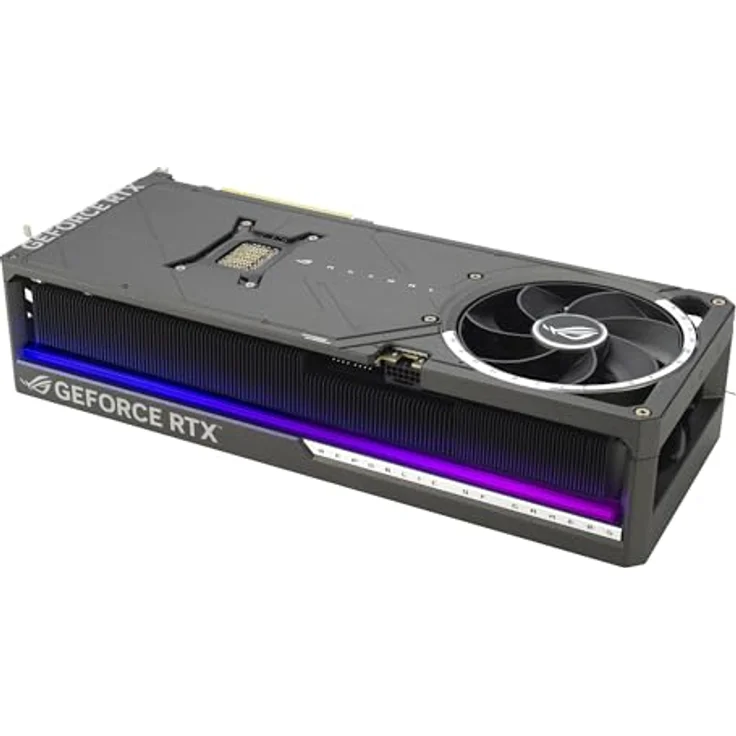 ASUS ROG Astral GeForce RTX 5080 16GB GDDR7 OC Edition Gaming Grafikkarte, Vier Lüfter, PCIe 5.0, 2X HDMI 2.1b, 3X DisplayPort 2.1a, Vollmetall-Druckguss-Gehäuse, schwarz – Bild 2