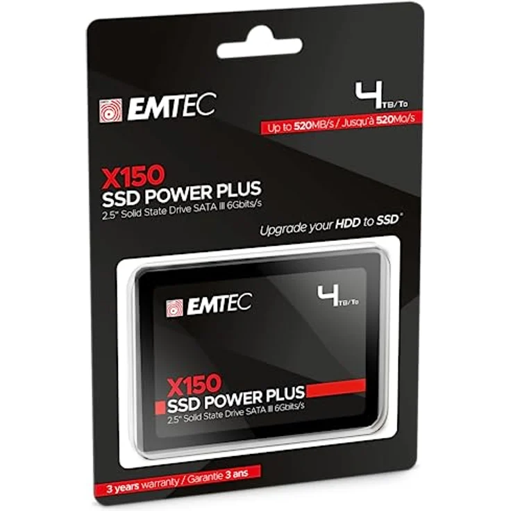 Emtec ECSSD4TX150 interne SSD 2,5 Zoll – interne SSD – SATA X150 Power Plus 3D NAND 4TB – Bild 2
