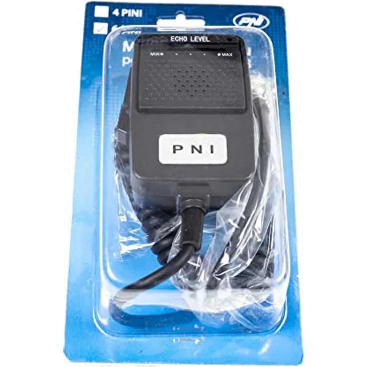 PNI 6-poliges Echo-Mikrofon für CB-Radiosender, klarer Klang, 9V Batteriestromversorgung – Bild 2