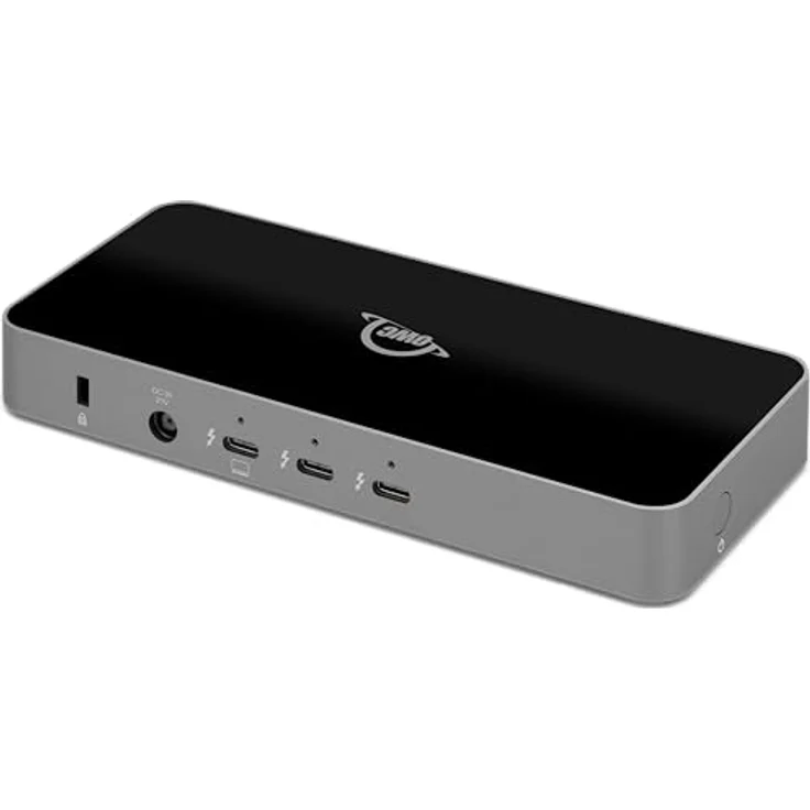 OWC Thunderbolt 5 Hub, 3 x Thunderbolt 5 Ports, USB-A Port, bis zu 80/120 Gb/s, bis zu 3 8k Displays, 140 W Leistung & Laden, kompatibel mit Mac & PC, Thunderbolt 5/4/3, USB4 & USB-C, Aluminiumgehäuse – Bild 2