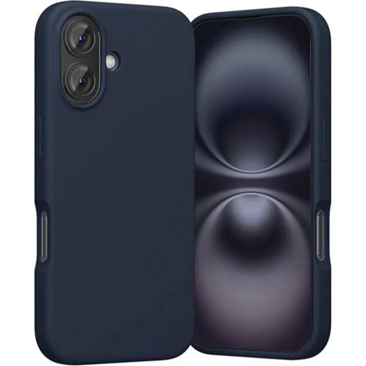 Vention KUHL0-10 Case, MagSafe-kompatible Smartphone Hülle aus flüssigem Silikon für iPhone 16, Blau