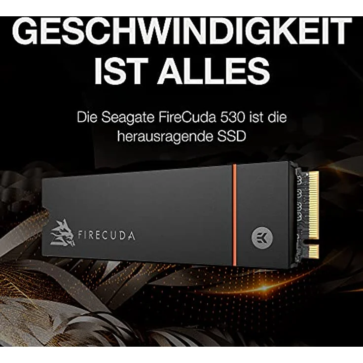 Seagate FireCuda 530 ZP2000GM3A023 - Solid-State-Disk - 2 TB - intern - M.2 2280 - PCI Express 4.0 x4 (NVMe) - integrierter Kühlkörper - mit 3 Jahre Seagate Rescue Datenwiederherstellung – Bild 6