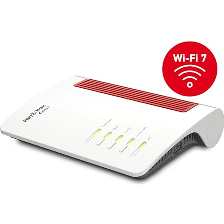 AVM Fritz!Box 6670 Cable (DOCSIS-3.1-Kabelmodem, 2x2 Wi-Fi 7 mit 2.880 MBit/s (5 GHz) und 720 MBit/s (2,4 GHz), Zigbee Integration 1 x 2,5 Gigabit-LAN-Port) – Bild 2