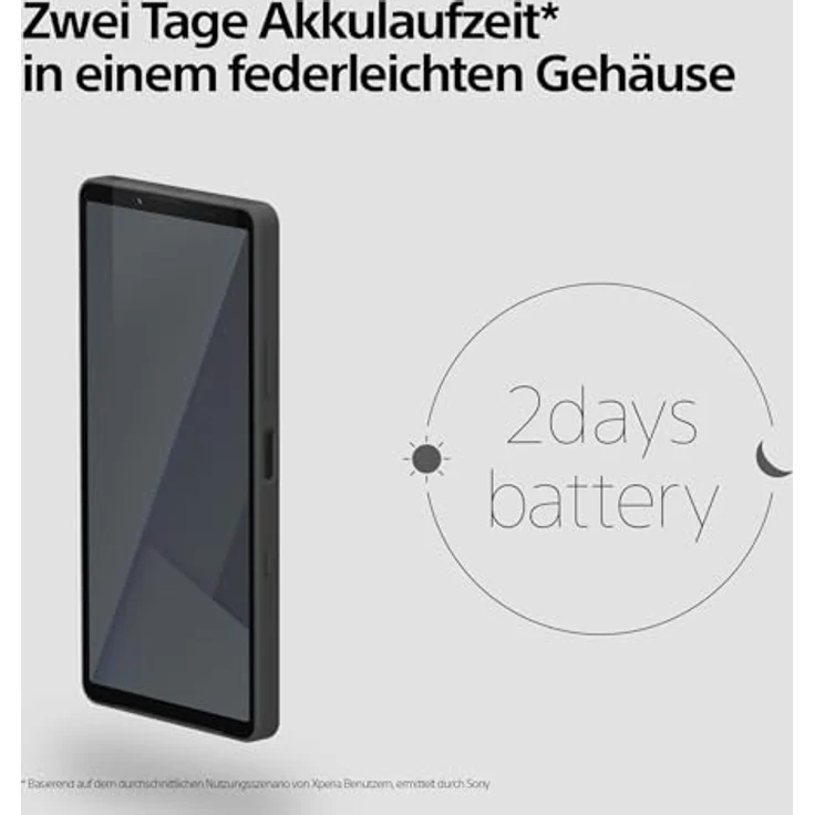 Sony Xperia 10 VII, 6,1" OLED Smartphone mit 120 Hz, 5.000 mAh Akku, drei Brennweiten, IP65/68, Dual SIM, Charcoal Black – Bild 2
