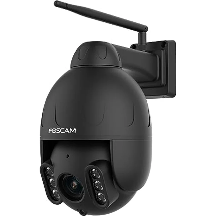 Foscam SD4 4 MP Dual-Band WLAN PTZ Dome Überwachungskamera mit 4-Fach optischem Zoom und Nachtsicht bis 50 Meter, Erkennen von Personen, Bewegungen und Geräuschen – Bild 5